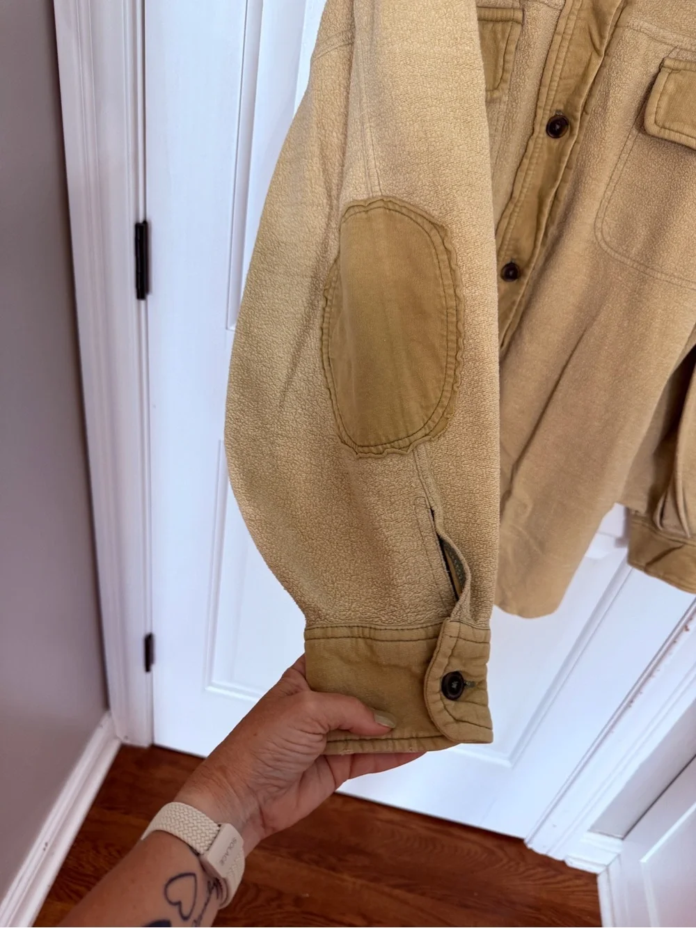 Free People Ruby Jacket Size Medium Tan 25643